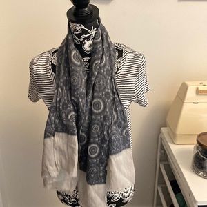 Vintage wool/silk scarf